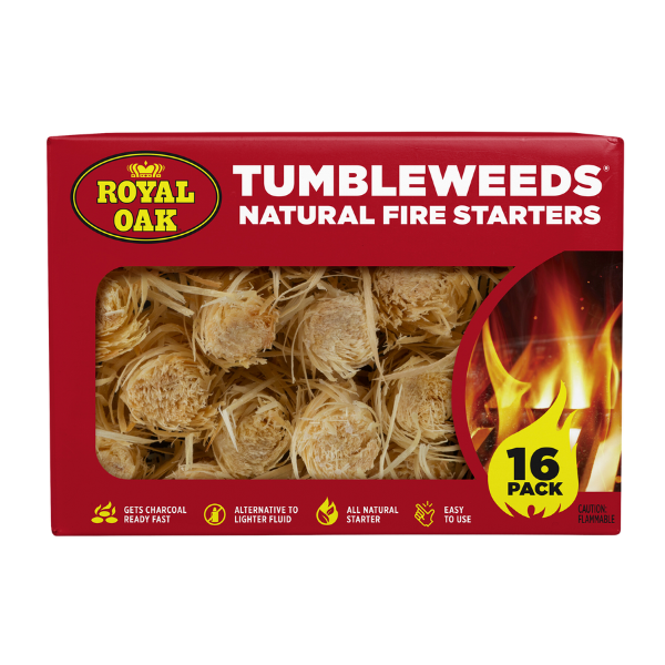 Royal Oak Tumbleweed Firestarters 16 ct. - The Kansas City BBQ Store