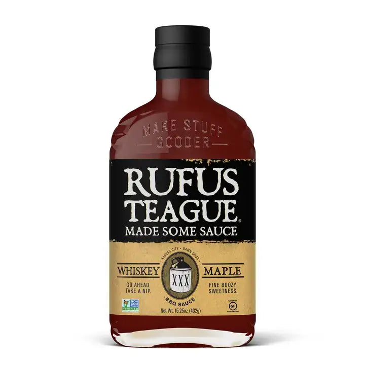 Rufus Teague Whiskey Maple Barbecue Sauce - The Kansas City BBQ Store