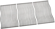 stainless steel cooking grids for Napoleon Rogue 625 set of three with iconic wave pattern