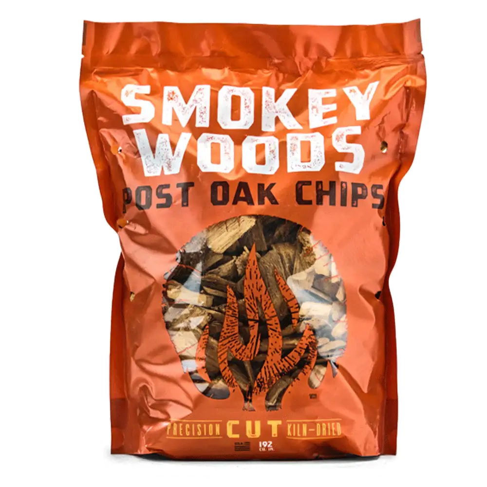 Smokey Woods™ Bagged Post Oak Wood Chips - The Kansas City BBQ Store