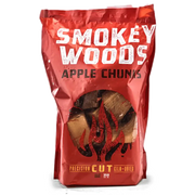 Smokey Woods™ Bagged Apple Wood Chunks - 350 cu.in. - The Kansas City BBQ Store