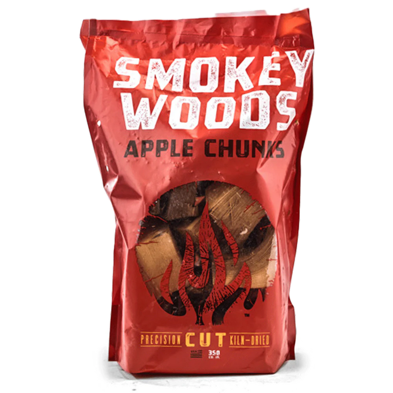 Smokey Woods™ Bagged Apple Wood Chunks - 350 cu.in. - The Kansas City BBQ Store