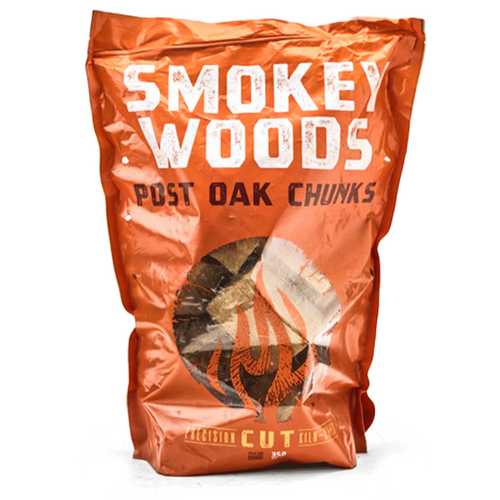 Smokey Woods™ Bagged Post Oak Wood Chunks - The Kansas City BBQ Store