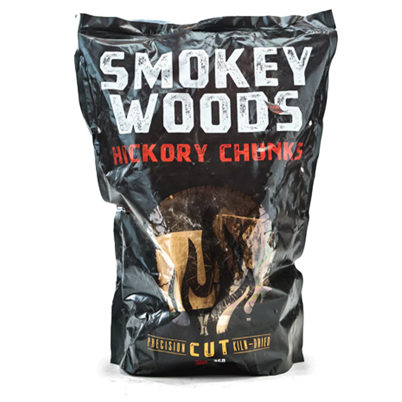 Smokey Woods™ Bagged Hickory Wood Chunks - Nationwide Shipping Available