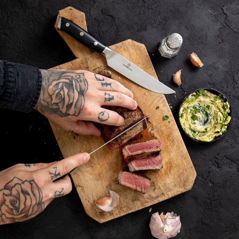 5" Damascus Steak Knives