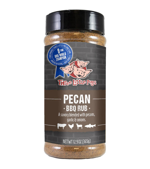 Three Little Pigs Pecan BBQ Rub 12.9oz - Worldwide Shipping Available! | The Kansas City BBQ Store