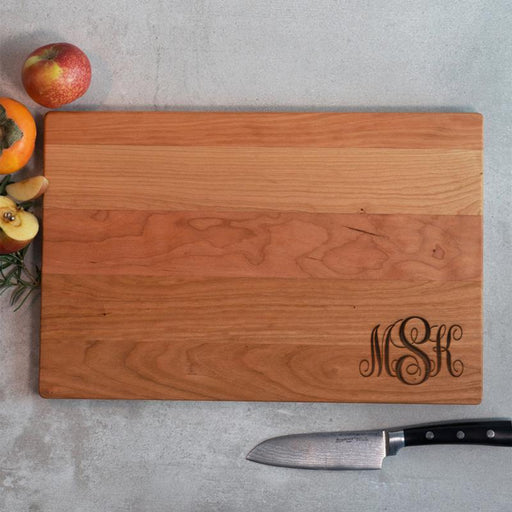 Traditional Three Letter Cutting Board - The Kansas City BBQ Store