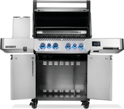 Napoleon Prestige 500 connected grill with stainless steel finish and Wi-Fi connectivity.