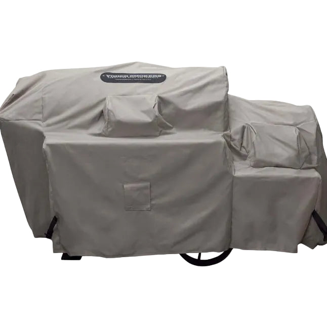 Yoder Smokers Kingman Fitted All-Weather Cover - Removable Stack