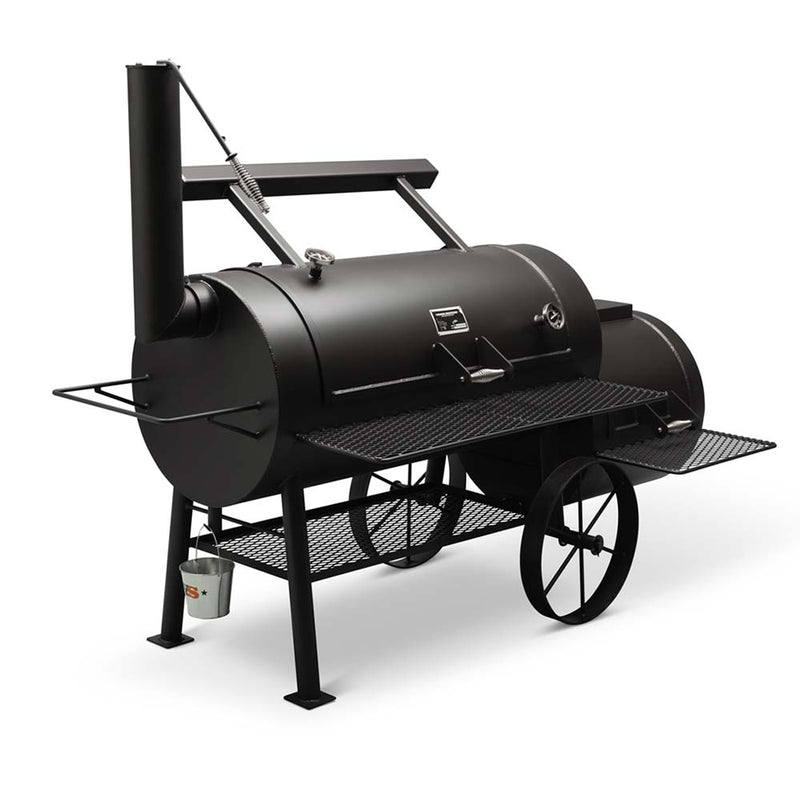 Yoder Smokers Kingman Offset Wood Fired Smoker - Made in America | American Fire BBQ - Kansas City's Premier BBQ Store