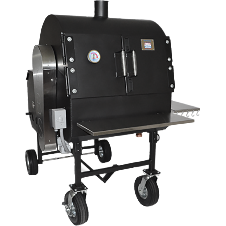 American Barbecue Systems Pit-Boss with Rotisserie - The Kansas City BBQ Store