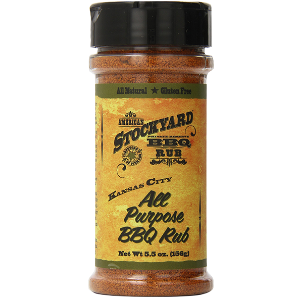 American Stockyard All Purpose BBQ Rub 5.5 oz. - The Kansas City BBQ Store