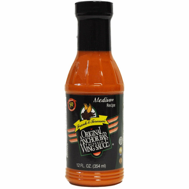 Anchor Bar Buffalo Wing Sauce Medium Recipe 14 oz. - The Kansas City BBQ Store