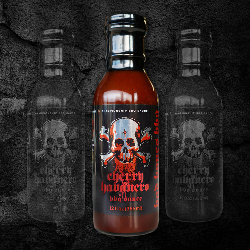 Bad Bones BBQ Cherry Habanero BBQ Sauce 12 oz. - The Kansas City BBQ Store