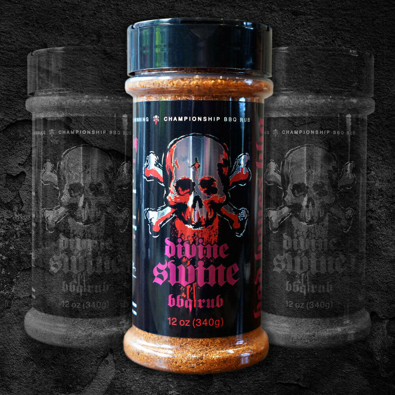 Bad Bones BBQ Divine Swine BBQ Rub 12 oz. - The Kansas City BBQ Store