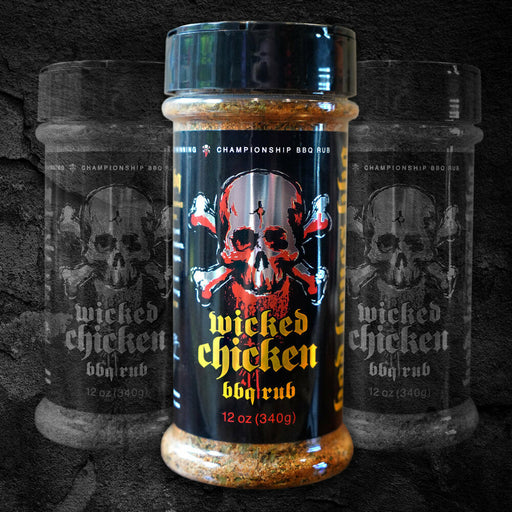 Bad Bones BBQ Wicked Chicken BBQ Rub 12 oz. - The Kansas City BBQ Store