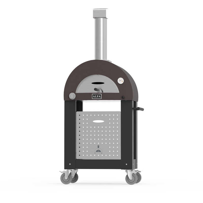 Alfa Nano Wood Fire Pizza Oven + Base | Copper Color - The Kansas City BBQ Store