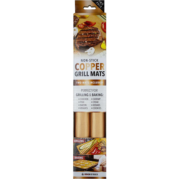BBQ Butler Copper Grill Mats 2-Pack - The Kansas City BBQ Store