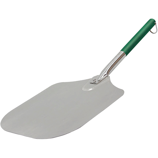 Big Green Egg Aluminum Pizza Peel w/Green Silicone Handle - The Kansas City BBQ Store