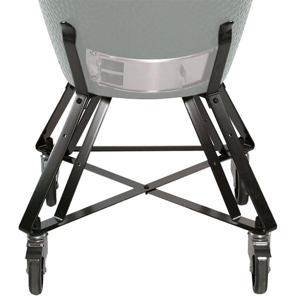 Big Green Egg Nest with Casters - fits Large - The Kansas City BBQ Store