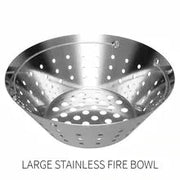 Big Green Egg Stainless Steel Fire Bowl- Large Egg - The Kansas City BBQ Store