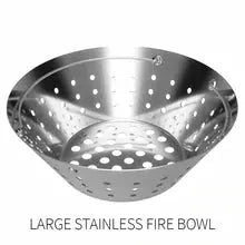 Big Green Egg Stainless Steel Fire Bowl- Large Egg - The Kansas City BBQ Store