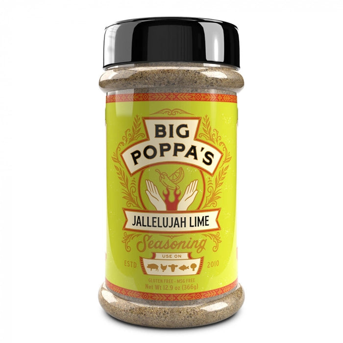 Big Poppa Smokers Jallelujah Lime Seasoning 12.9 oz. - The Kansas City BBQ Store