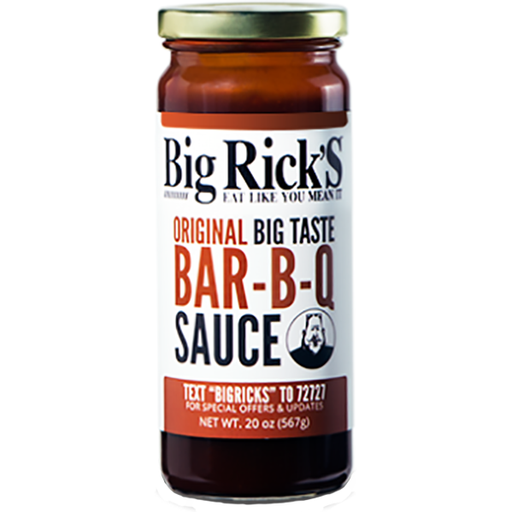 Big Rick's Original Bar-B-Q Sauce 20 oz. - The Kansas City BBQ Store