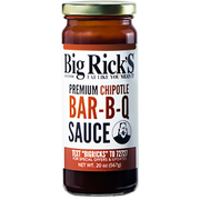 Big Rick's Premium Chipotle Bar-B-Q Sauce 20 oz. - The Kansas City BBQ Store