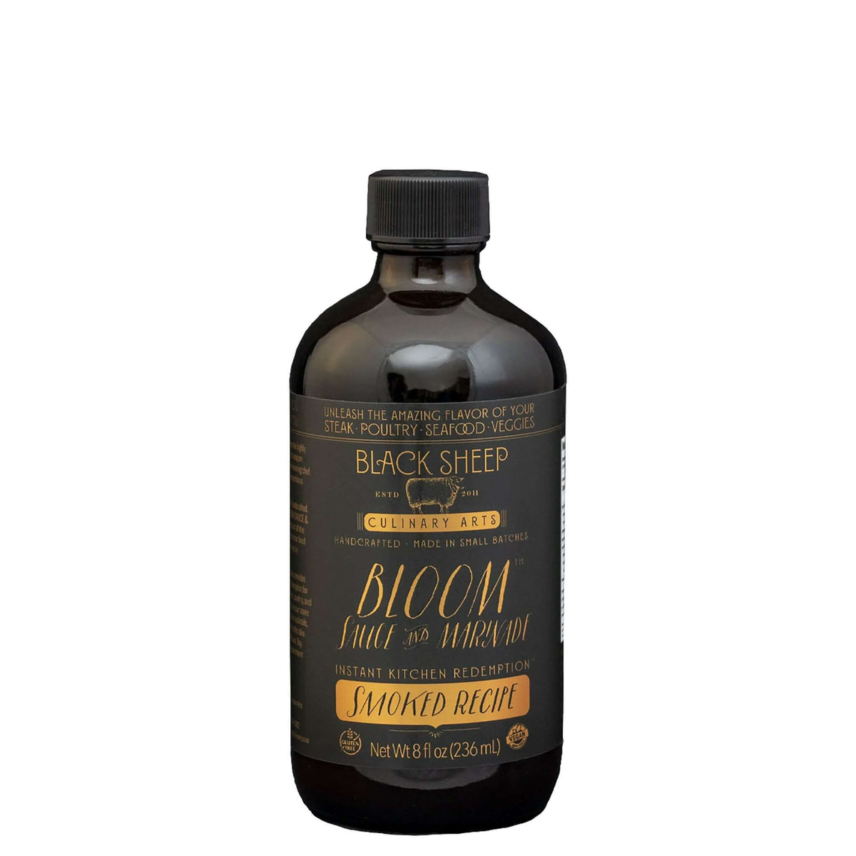 Black Sheep Bloom Sauce and Marinade Smoked Recipe 8 oz. — The Kansas ...