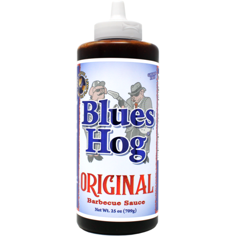 Blues Hog Original BBQ Sauce in 25 oz squeeze bottle – award-winning sweet and tangy BBQ sauce