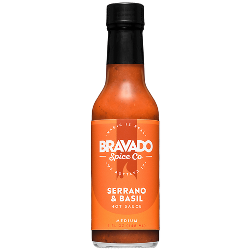 Bravado Spice Co. Serrano & Basil Hot Sauce 5 oz. - The Kansas City BBQ Store