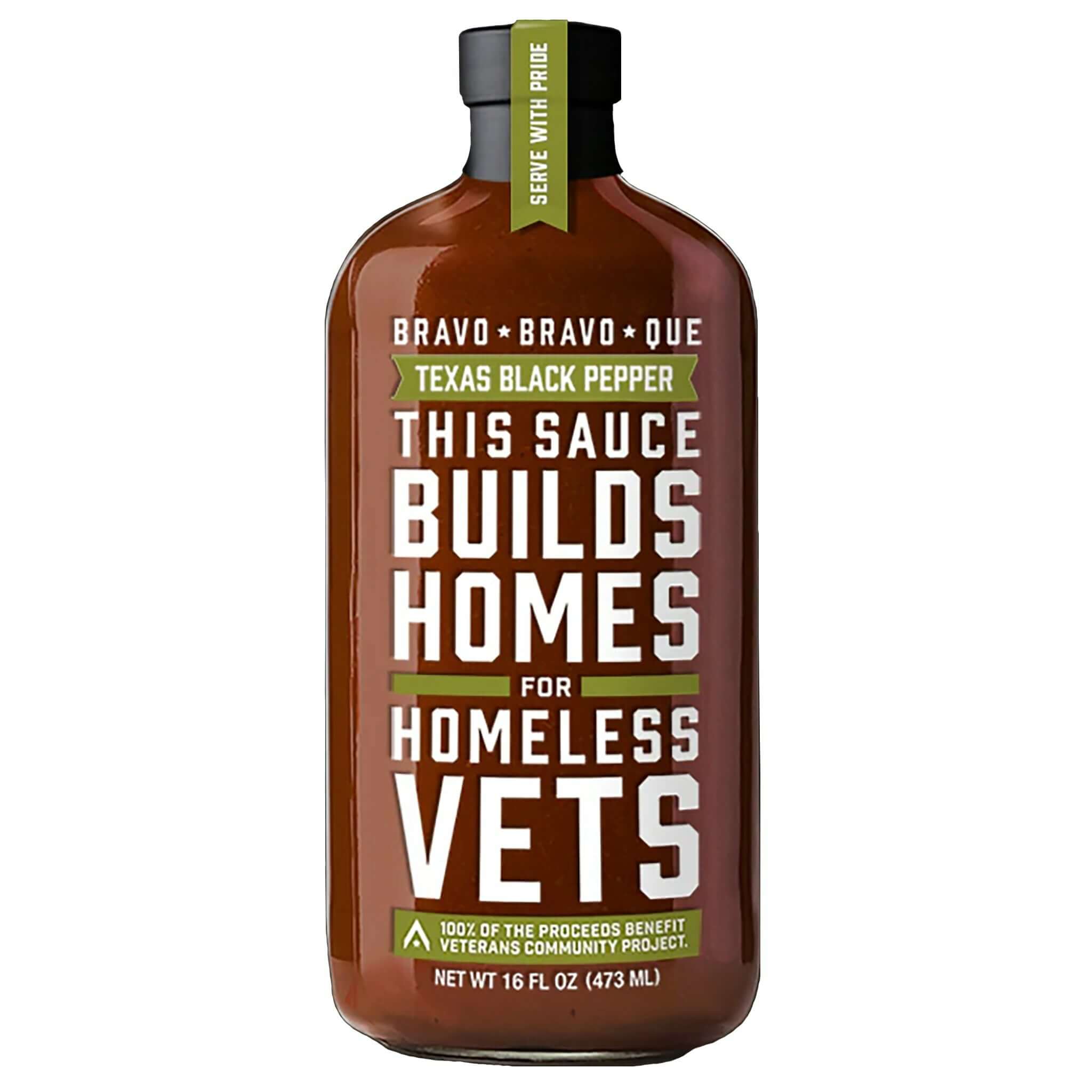 Bravo Bravo Que Texas Black Pepper BBQ Sauce 16 oz. - The Kansas City BBQ Store