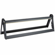 Bulman 24" Black Steel All-In-One Paper Dispenser - The Kansas City BBQ Store