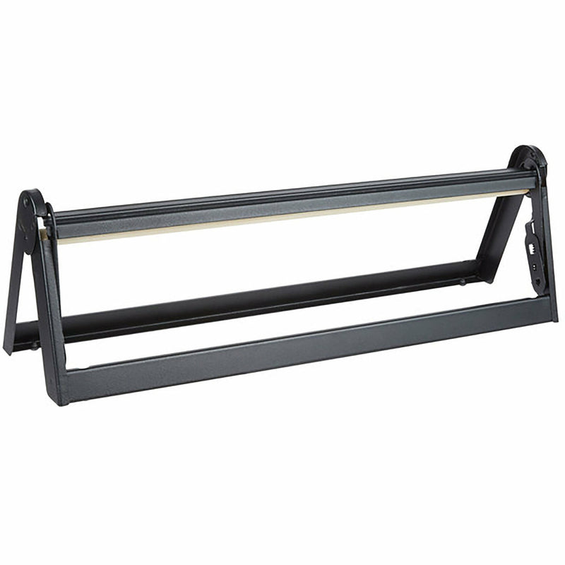 Bulman 24" Black Steel All-In-One Paper Dispenser - The Kansas City BBQ Store