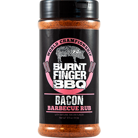 Burnt Finger BBQ Bacon Barbecue Rub 12.1 oz. - The Kansas City BBQ Store
