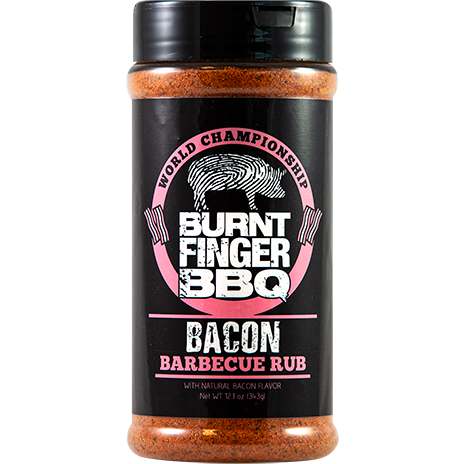 Burnt Finger BBQ Bacon Barbecue Rub 12.1 oz. - The Kansas City BBQ Store