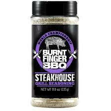 Burnt Finger BBQ Steakhouse Grill Seasoning 11.8 oz. - The Kansas City BBQ Store