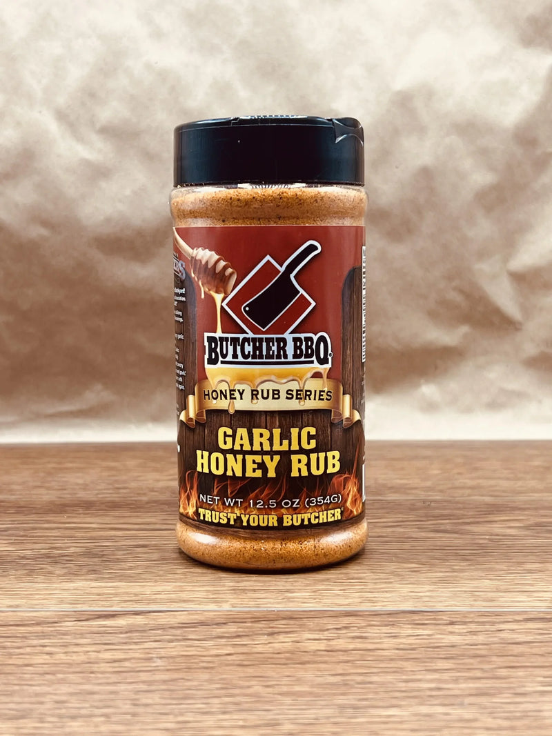 Butcher BBQ Garlic Honey Rub 12.5 oz - The Kansas City BBQ Store