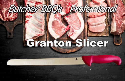 Butcher BBQ 12 inch Granton Slicing Knife - The Kansas City BBQ Store