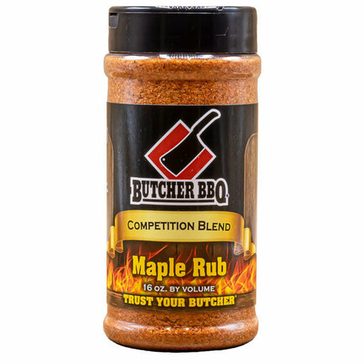 Butcher BBQ Maple Rub 16 oz. - The Kansas City BBQ Store