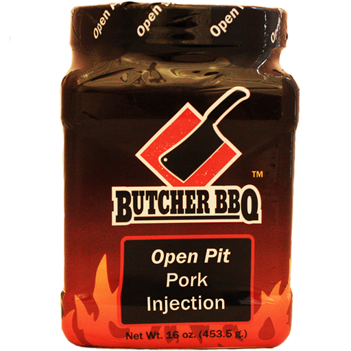 Butcher BBQ Open Pit Pork Injection 1 lb. - The Kansas City BBQ Store