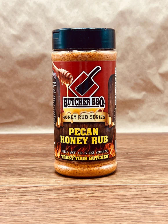Butcher BBQ Pecan Honey Rub 12.5oz - The Kansas City BBQ Store