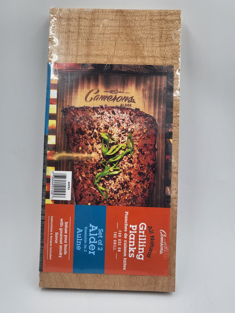Camerons Alder Grilling Planks 2 pack - The Kansas City BBQ Store