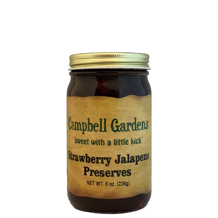 Campbell Gardens Strawberry Jalapeno Preserves 8 oz. - The Kansas City BBQ Store