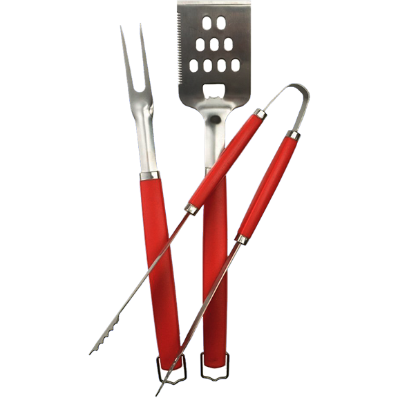 Charcoal Companion 3-Piece BBQ Tool Set - The Kansas City BBQ Store