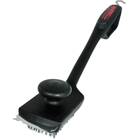 Charcoal Companion Dual Handle Monster Brush - The Kansas City BBQ Store
