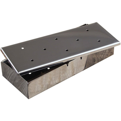 Charcoal Companion Stainless Smoker Box w/Lid - The Kansas City BBQ Store