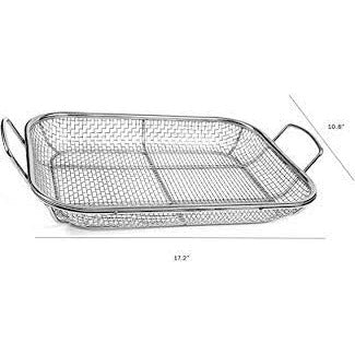 Charcoal Companion Stainless Steel Mesh Roasting Pan - The Kansas City BBQ Store