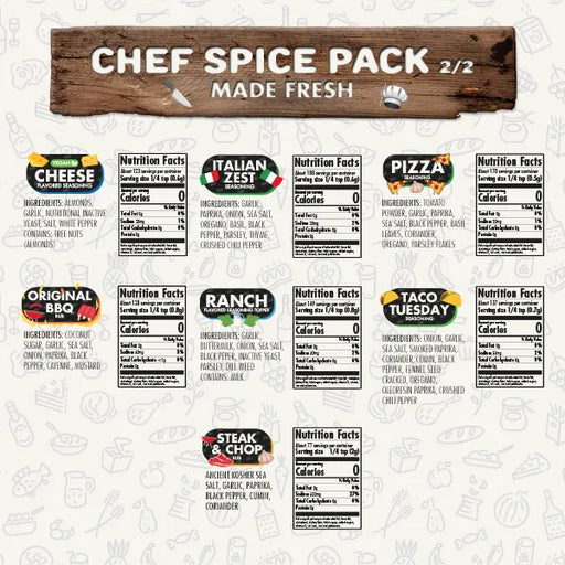 Chef Spice Pack - The Kansas City BBQ Store